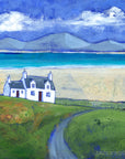 A fine art print of a traditional cottage on the Isle of Skye.