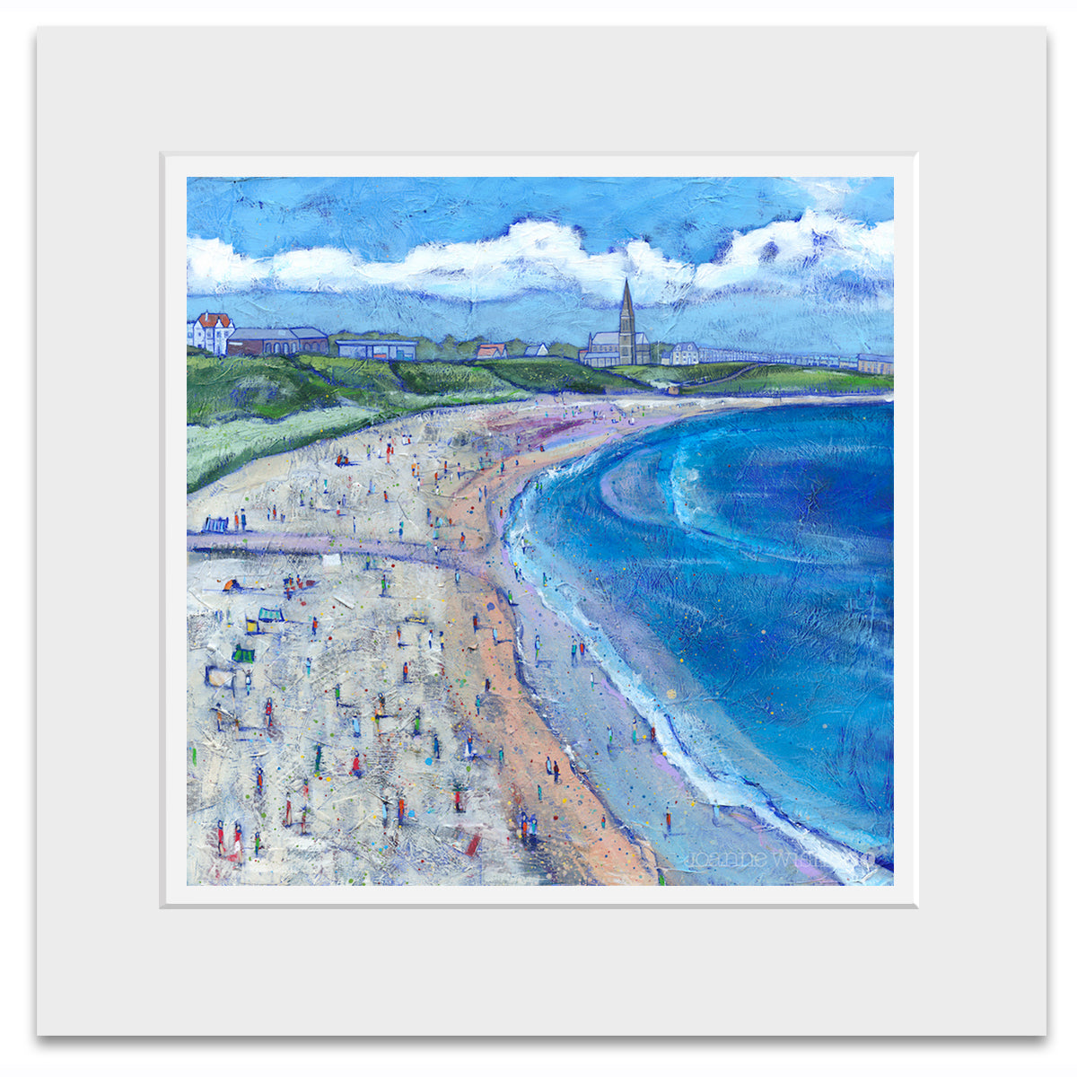 Tynemouth Longsands Beach Art Print