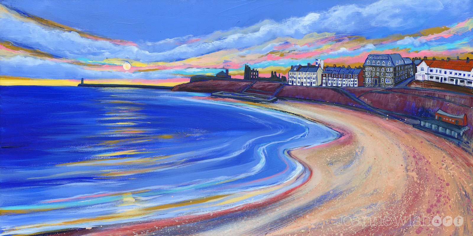 Longsands Winter Morning | Grand Hotel Art Print