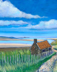 Coastal Path to Budle Bay Art Print