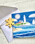 Winter on St Mary's Island | Christmas Card