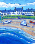 The Ship Inn pub in Northumberland captured in a print by Joanne Wishart