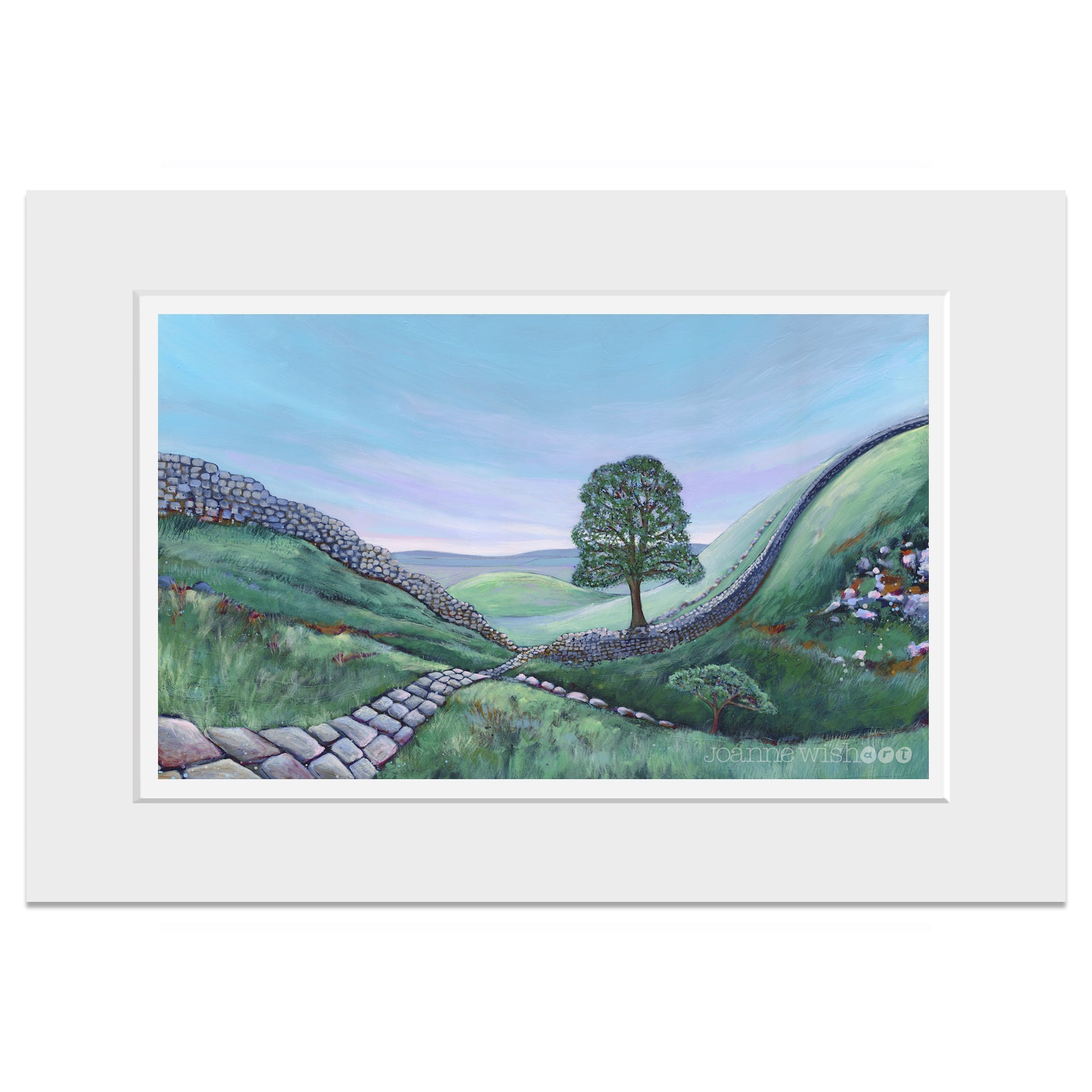 The Path to Sycamore Gap - Northumberland Landscape Print