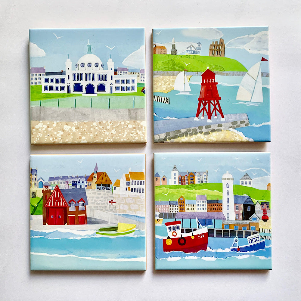 Tyneside Ceramic Coaster Gift Set