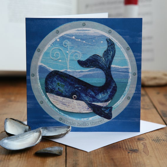 Whale Hello There! | Greetings Card – Joanne Wishart