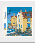 A mounted print of the Cod and Lobster pun in Staithes.