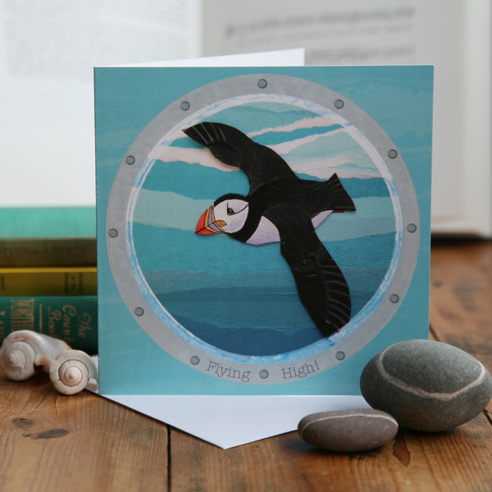 Flying High! Puffin-Card