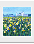 Daffodils at the Dome Whitley Bay Art Print