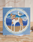 Dog at the Seaside - Card
