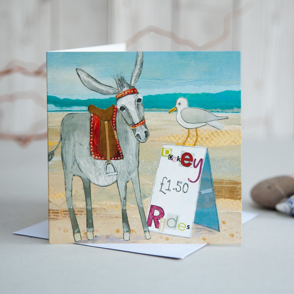 Donkey Rides | Greetings Card