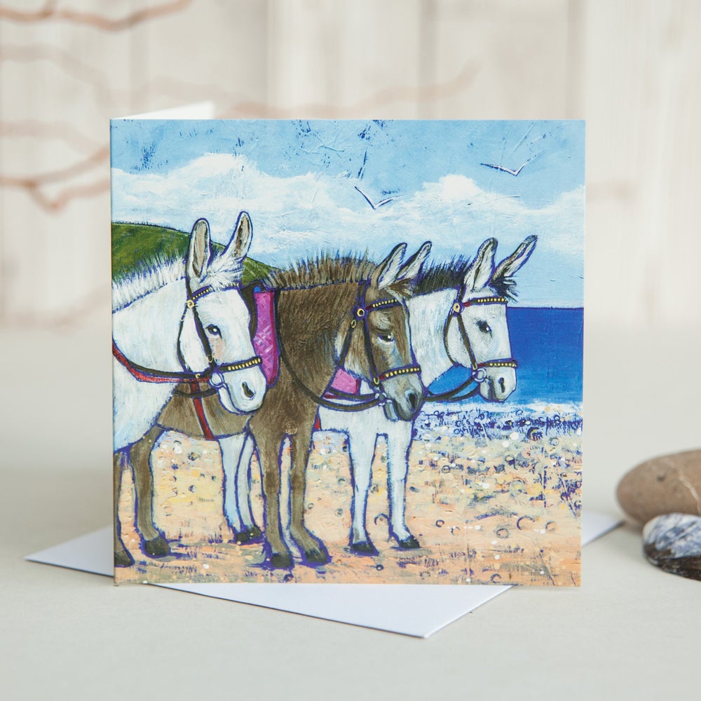 Beach Donkeys - Card